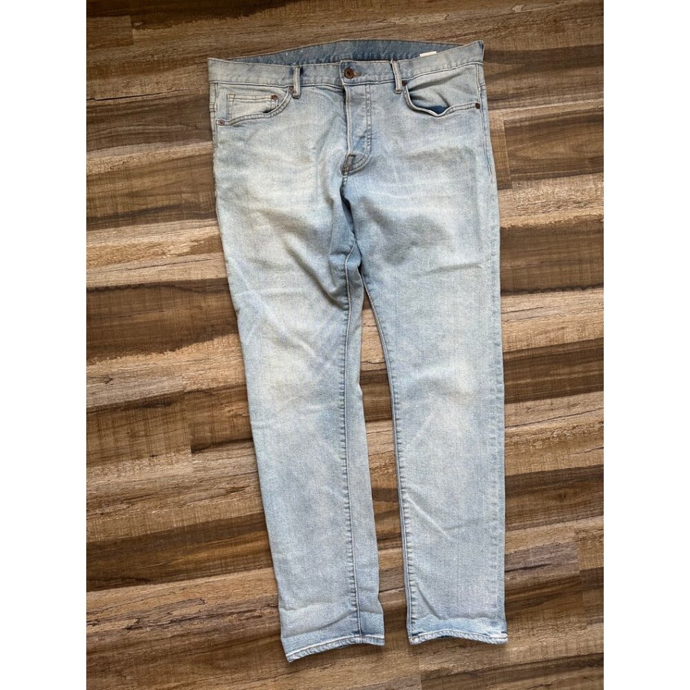 H&M, &Denim slim low waist 36/32 jeans with button closure